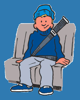 boy in seat belt