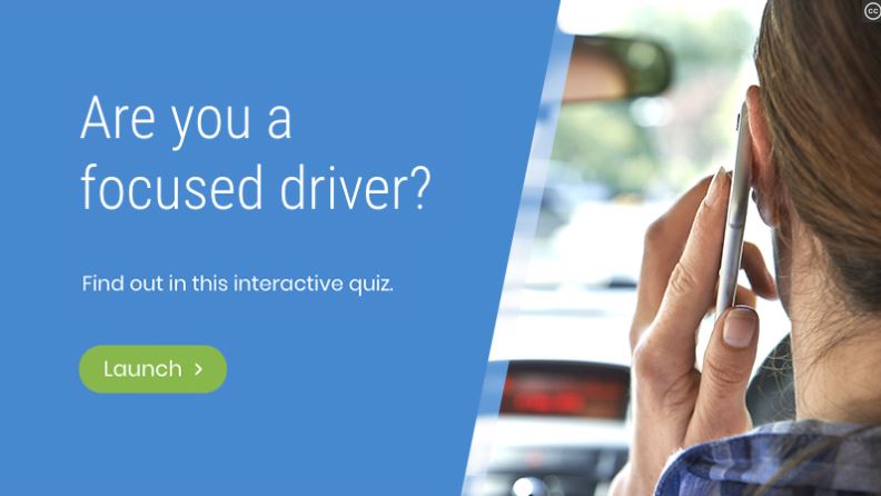 Take our interactive test and find out if you’re alert when behind the wheel.